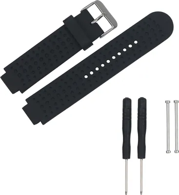 Produktbild von INF Náhradný silikónový remienok na hodinky čierna Garmin Forerunner 220/230/235/630/620/735XT, Garmin Approach S20/S5/ S6