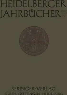 Obrázek produktu pro Heidelberger Jahrbücher