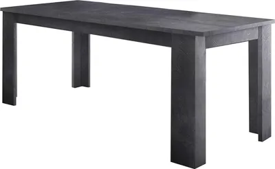 Produktbild von Ausziehbarer Esstisch Nanni, Ausziehbare Konsole bis zu 10 Sitzplätzen, ausziehbare Konsole 100 %  Italy, cm 140/190x90h75, Schiefer