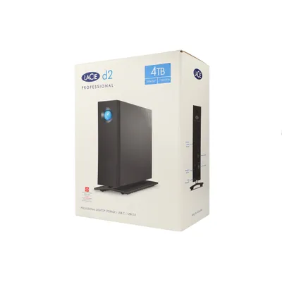 Produktbild von LaCie d2 Professional, 4 TB, 3.2 Gen 1 (3.1 Gen 1), 7200 RPM, Schwarz