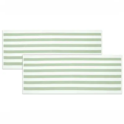 Produktbild von 2er Set Strandtücher, strapazierfähige und saugstarke Badetücher in 70x180 cm, 100% Baumwolle, hellblau
