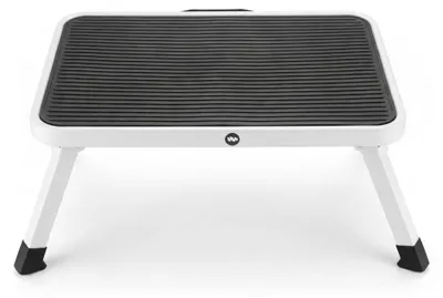 Produktbild von Klappbarer 1-stufiger Tritthocker Spacetronik SPG210W Stahl weiß