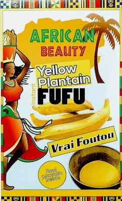 Produktbild von African Beauty Yellow Plantain Fufu 680g - Gelbes Fufu Koch -& Backmischung - Jalda