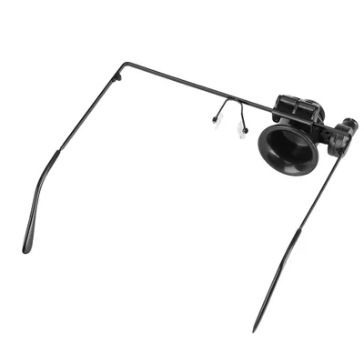 Image de Loupe pour lunettes de vue, Loupe pour lunettes de vue, Loupe pour lunettes de vue, Loupe pour lunettes de bijoutier, Loupe pour lunettes à lumière LED, Loupe pour lunettes à lentilles, Loupe pour réparation de montres