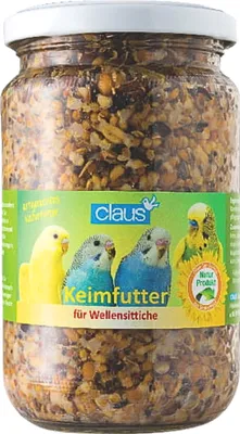 Produktbild von Claus Keimfutter - Natursprossen für Wellensittiche und andere kleine Papageien 370ml