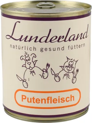 Image de Lunderland Dose Putenfleisch 800gx12