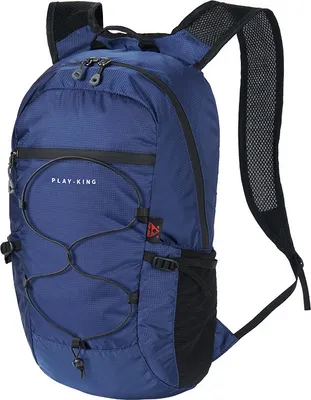 Produktbild von INF Faltbarer, wasserdichter Rucksack mit Diebstahlschutz, 20–35 l Dunkelblau