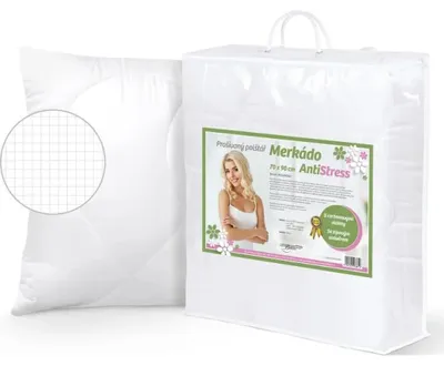 Immagine prodotto di Cuscino Mercado AntiStress 900g - 70x90 cm - Bianco