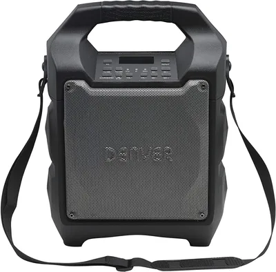 Produktbild von Denver Electronics TSP-203, 20 W, 12,7 cm, Handheld Public Address (PA) system, Schwarz, LED, Verkabelt & Kabellos