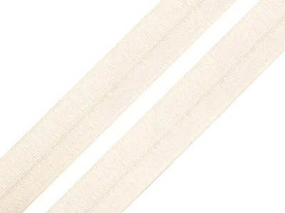 Produktbild von 1m Falzgummi 20mm Faltgummi elastisches Einfassband Saumband Farbwahl