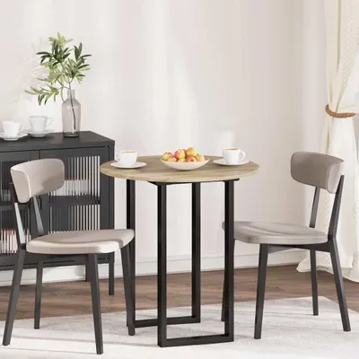 Immagine prodotto di Maison Exclusive - Piano tavolo in rovere Sonoma Ø 70 x 1,5 cm, materiale a base di legno