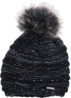 Produktbild von Antonio Strick Mütze Beanie mit Bommel - schwarz : schwarz Farbe vom Hersteller: schwarz