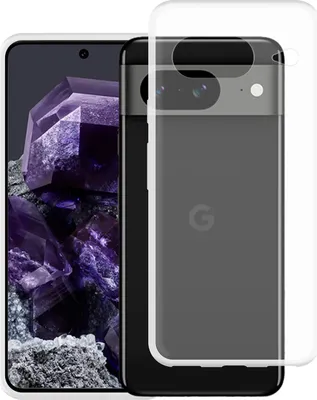 Image de Cazy Coque compatible avec Google Pixel 8 Coque en Silicone - Coque Flexible - Transparant