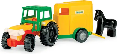 Image de Tracteur avec remorque pour chevaux 35003