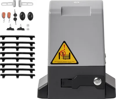 Obrázok produktu pre Elektrický pohon posuvnej brány SucceBuy, motor 280 W pre brány s dĺžkou do 25 m a hmotnosťou 600 kg, vybavený nylonovými stojanmi, infračerveným senzorom a dvoma diaľkovými ovládačmi, ideálny pre príjazdové brány