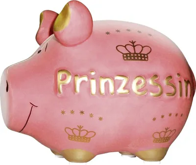 Produktbild von Sparschwein-Prinzessin Farbe variiert, 1 Stück