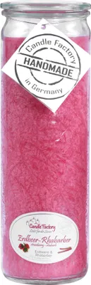 Produktbild von Candle Factory Big Jumbo Erdbeer-Rhabarber Kerze Duftkerze Dekokerze 306-024