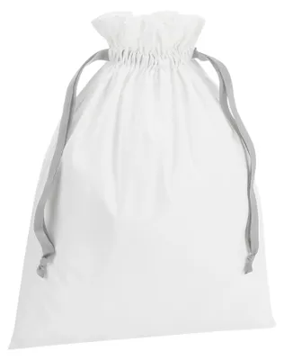 Immagine prodotto di Westford Mill - Sacchetto regalo, cotone FK3325 (62 cm x 49 cm) (bianco morbido/grigio chiaro)