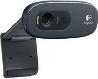 Zdjęcie produktu dla Logitech HD Webcam C270, 3 MP, 1280 x 720 px, 30 fps, 2048 x 1536 px, Automatyczna, USB 2.0