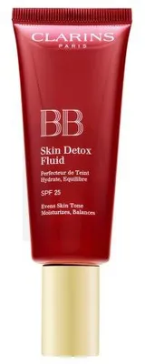 Imagen del producto de Clarins BB Skin Detox Fluid SPF 25, crema BB, 45 ml, tono claro, para mujeres, apto para todo tipo de piel, hidratante, hidratación, efecto suavizante