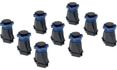Immagine prodotto di Geberit Set pieds pour receveurs de douche en résine de pierre, jusqu'à 140 cm, pieds réglables en hauteur 9-21 cm, 554.953.00.1, 554.953.00.1