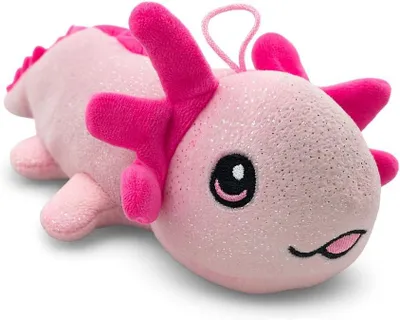 Produktbild von Kuscheltier Axolotl 30 cm rosa – Weiches Plüschtier, Stofftier