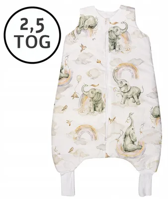 Produktbild von Ankras Ganzjahresschlafsack mit Beinen 56-68 cm 2.5 TOG