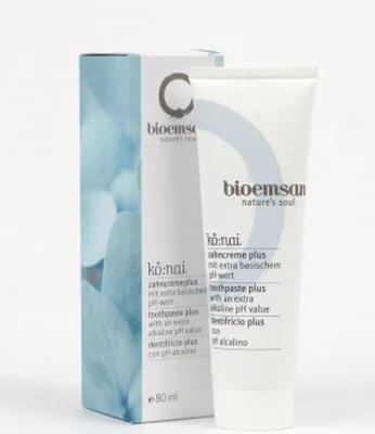 Produktbild von Multikraft bioemsan Zahncreme Plus 80ml extra basischem pH-Wert auch für Kinder