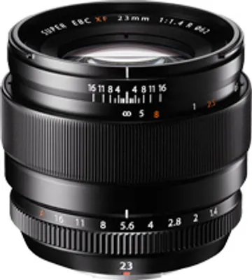 Produktbild von Fujifilm FUJINON 23 mm / F 1.4 XF R Weitwinkelobjektiv fÃ1/4r Fujifilm X Systemkameras, F1,4, Autofokus, 62 mm Filterdurchmesser, 300 g