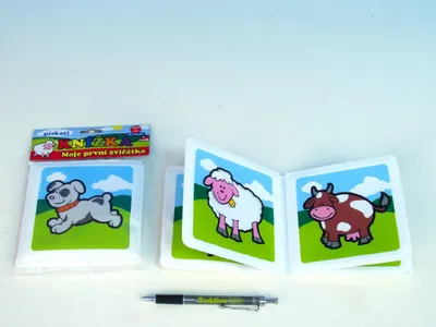 Produktbild von Knížka pískací 13x12,5cm Moje první zvířátka 0m+
