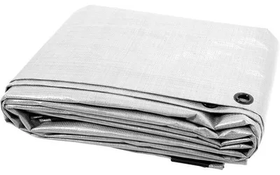Produktbild von BRUNNER Schutzplane 300 x 400 cm PE laminiert Ösen verstärkt alu/weiß