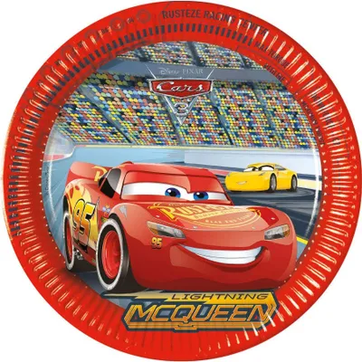 Produktbild von Cars 3 | 8 grosse Teller