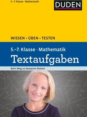 Produktbild von Wissen - Üben - Testen: Mathematik Textaufgaben 5. bis 7. Klasse