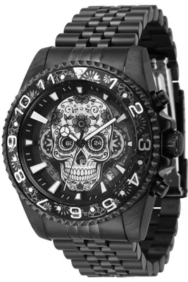 Zdjęcie produktu dla Invicta Pro Diver 43753 Zegarek Męski - Ruch Kwarcowy - Stal Nierdzewna z Czarną Tarcza - 43 mm