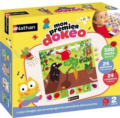Produktbild von Nathan Mon premier Dokéo 4.0, 3 Jahr(e), Mit Ton, Batterien erforderlich, AAA, Karton, Kunststoff, Mehrfarbig