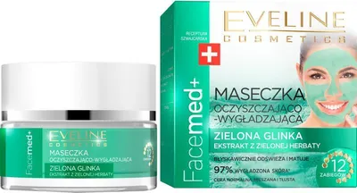 Image de Eveline Cosmetics Facemed+ Masque nettoyant et lissant, 50 ml