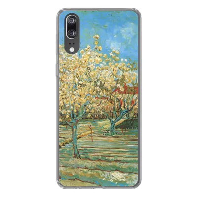 Produktbild von MuchoWow® Handyhülle Schutzhülle Hülle für Huawei P20 Blühender Obstgarten - Vincent van Gogh Silikon Softcase Handy Hülle - Hardcover