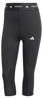 Produktbild von adidas Damen Techfit Capri Leggings Tights, BLACK, M