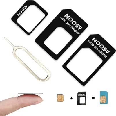 Produktbild von SIM-Karten-Adapter – SIM-Karten-Adapter – SIM-Karten-Adapter – Universal – SIM-Karte – 3 Stück – SIM-Adapter
