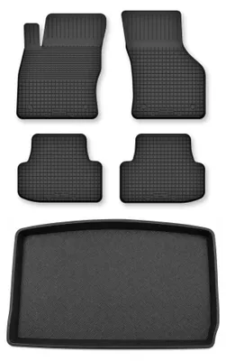 Immagine prodotto di Tappetini a vasca + bagagliaio per Volkswagen Polo VI 2017- hatchback 5 pezzi