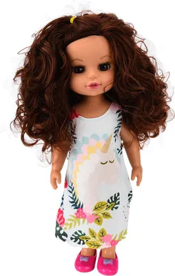Produktbild von 14in White Girl Puppe Abnehmbares Mode süßes Spielzeug Vinyl für Kinder Geburtstagsgeschenk