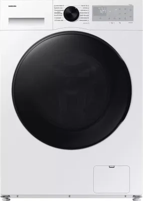 Produktbild von Samsung WD11DG5B15BH, Frontlader, Freistehend, Weiß, Links, Schwarz, Schwarz