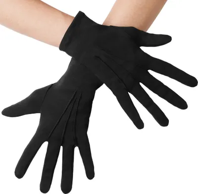 Produktbild von Handschuhe mit Biesen - schwarz