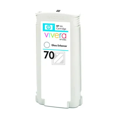 Produktbild von HP 70 Glanzoptimierer DesignJet Druckerpatrone, 130 ml, HP DesignJet Fotodrucker der Serien Z3100 und Z3200, Thermal Inkjet, Business, Singapur, 40 mm, 202 mm