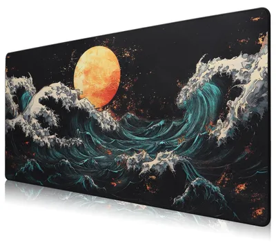 Image de Tapis de souris gaming XXL, 890 x 400 x 4 mm, surface antidérapante, précision et vitesse