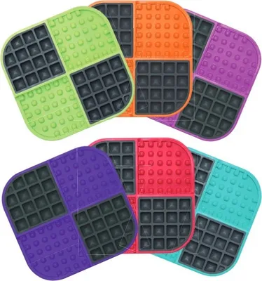 Produktbild von LickiMat Slomo - Leckmatte für Katzen Slowfeeder, Farbe:rot