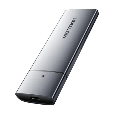 Produktbild von Vention KPEH0, SSD-Gehäuse, M.2, M.2, 5 Gbit/s, USB Anschluss, Grau