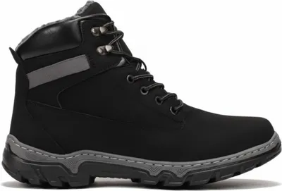 Produktbild von Herren High Top Isoliert Sneaker Schnürung Gefüttert Winterschuhe Meria Schwarz Gr.43