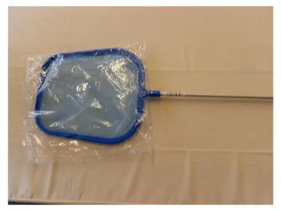 Produktbild von Laubkescher mit 150 cm Stiel zur Beseitigung von Blättern und Schmutz in Pool und Teich