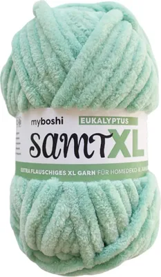 Produktbild von MyBoshi SAMT XL Chenillegarn 100g WX827 Eukalytpus
